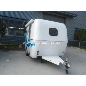 Mobile camper traveling home trailer on promotion
